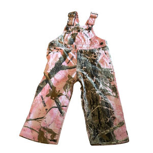 Cabela’s Kids Pink Camo Overalls Infant 12M Realtree Hunting Outdoor Gear
